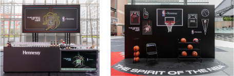 Hennessy×NBA イベント会場