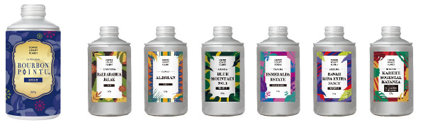 CLP(UCC)、オリジナルコーヒー豆パッケージデザイン